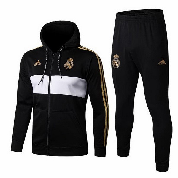 Chandal Del Real Madrid 2019-2020 Negro Blanco